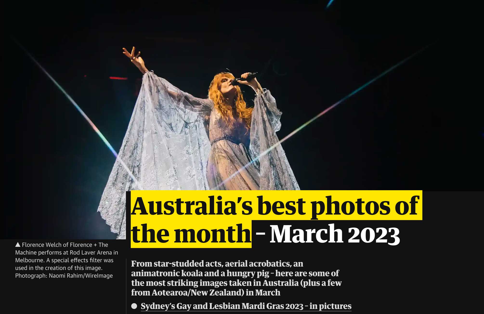 Featured in The Guardian’s best photos of the month Naomi Rahim